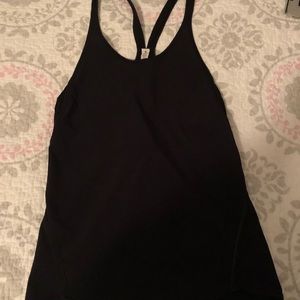 Black lululemon tank top